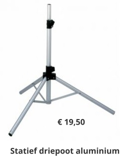 € 19,50 Statief driepoot aluminium