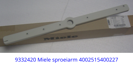 9332420 Miele sproeiarm 4002515400227