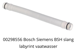 00298556 Bosch Siemens BSH slang labyrint vaatwasser