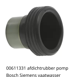 00611331 afdichtrubber pomp Bosch Siemens vaatwasser