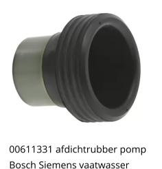 00611331 afdichtrubber pomp Bosch Siemens vaatwasser