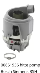 00651956 hitte pomp Bosch Siemens BSH