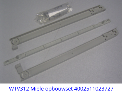 WTV312 Miele opbouwset 4002511023727