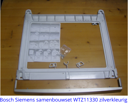 Bosch Siemens samenbouwset WTZ11330 zilverkleurig