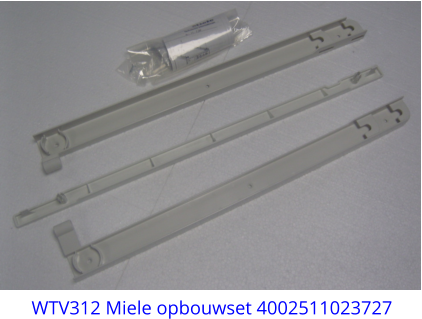 WTV312 Miele opbouwset 4002511023727