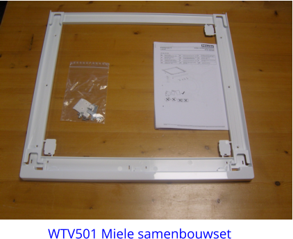 WTV501 Miele samenbouwset