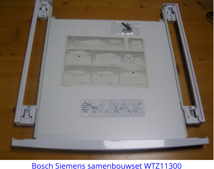 Bosch Siemens samenbouwset WTZ11300