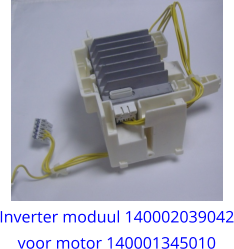 Inverter moduul 140002039042 voor motor 140001345010