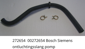 272654  00272654 Bosch Siemens ontluchtingsslang pomp